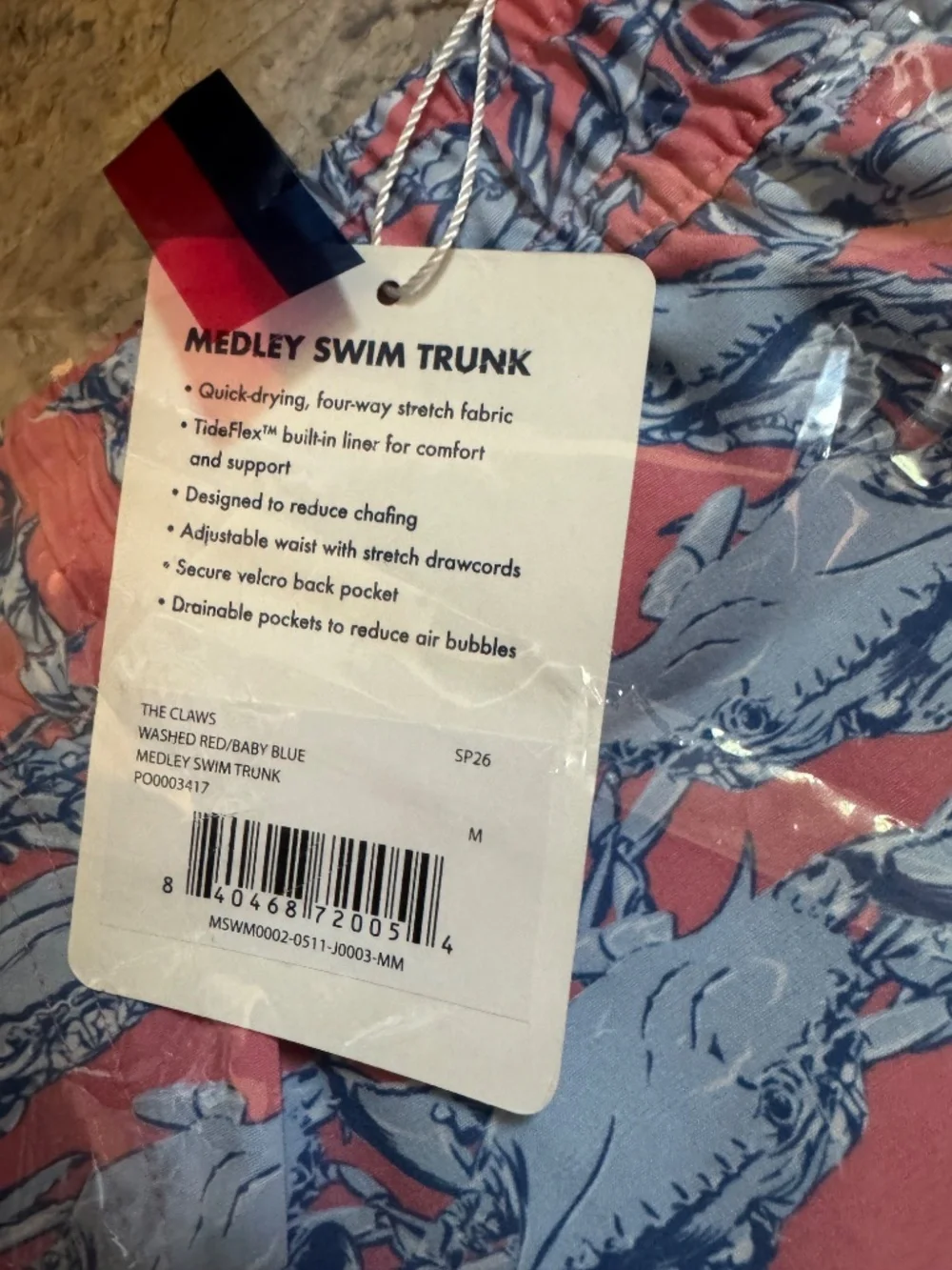 Rhoback Men's Medley Swim Truck Medium